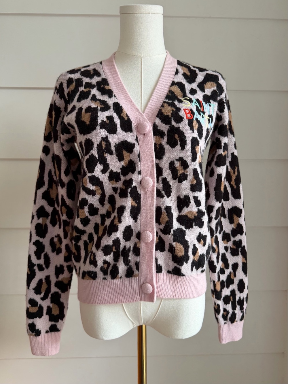 MC2 Saint Barth Girls Cardigan with Saint Barth Embroidery  size 12